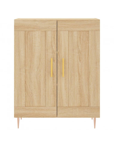 Credenza Rovere Sonoma 69,5x34x180 cm in Legno Multistrato