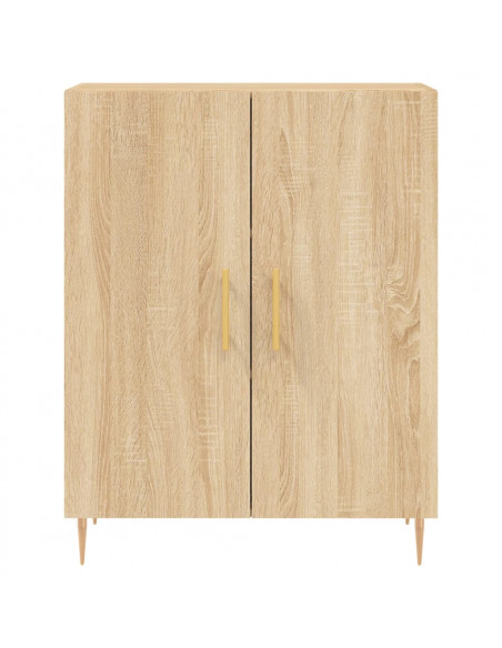 Credenza Rovere Sonoma 69,5x34x180 cm in Legno Multistrato