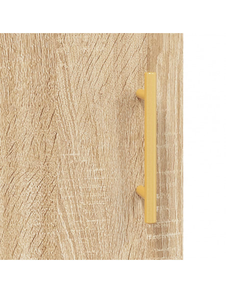 Credenza Rovere Sonoma 69,5x34x180 cm in Legno Multistrato