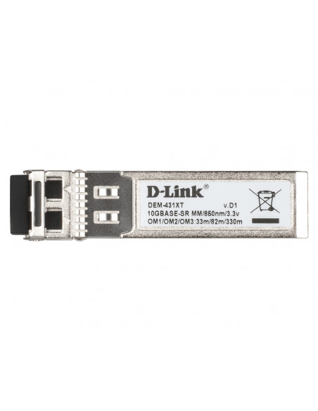 D-Link DEM-431XT modulo del ricetrasmettitore di rete Fibra ottica 10000 Mbit/s SFP+