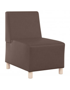 Divano Sedia Marrone 55 cm in Similpelle