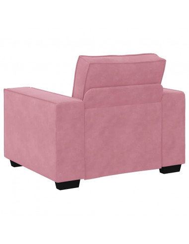 Divano Sedia Rosa 59 cm Velluto