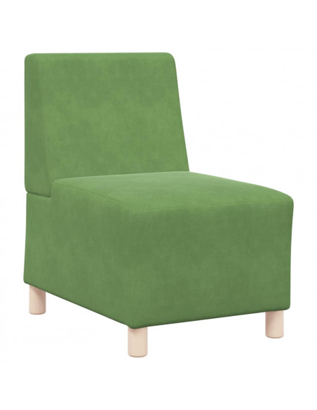 Divano Sedia Verde Chiaro 55 cm Velluto