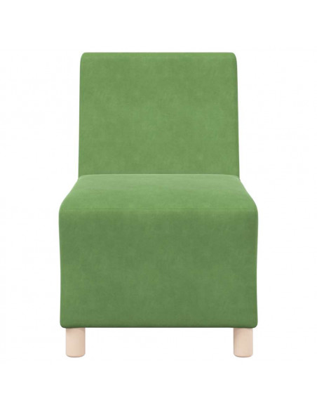 Divano Sedia Verde Chiaro 55 cm Velluto