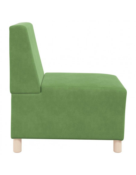 Divano Sedia Verde Chiaro 55 cm Velluto