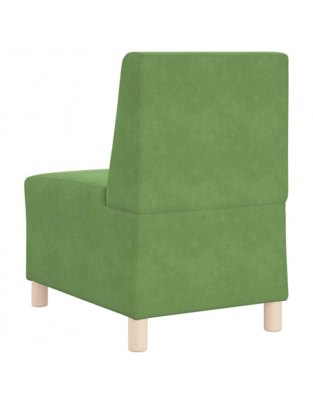 Divano Sedia Verde Chiaro 55 cm Velluto