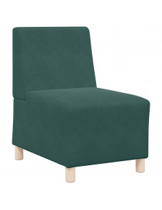 Divano Sedia Verde Scuro 55 cm Velluto