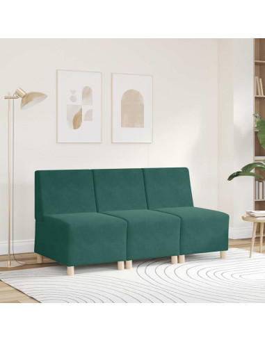 Divano Sedia Verde Scuro 55 cm Velluto
