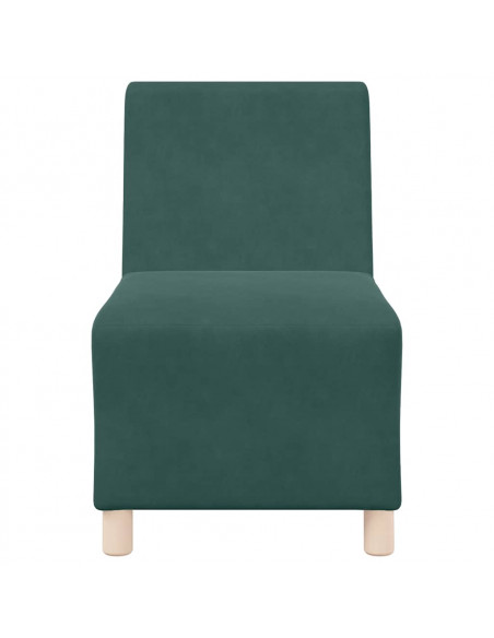 Divano Sedia Verde Scuro 55 cm Velluto