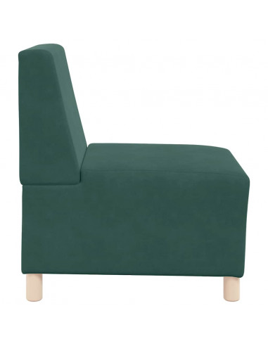 Divano Sedia Verde Scuro 55 cm Velluto