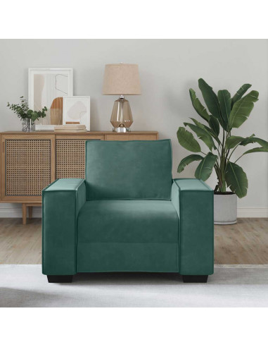 Divano Sedia Verde Scuro 59 cm Velluto