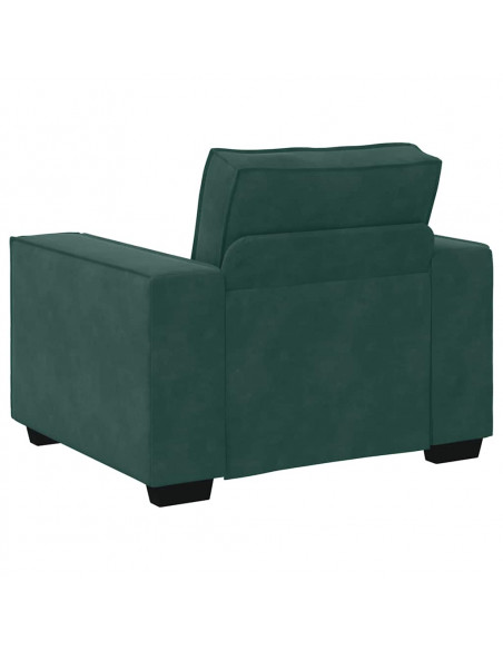 Divano Sedia Verde Scuro 59 cm Velluto