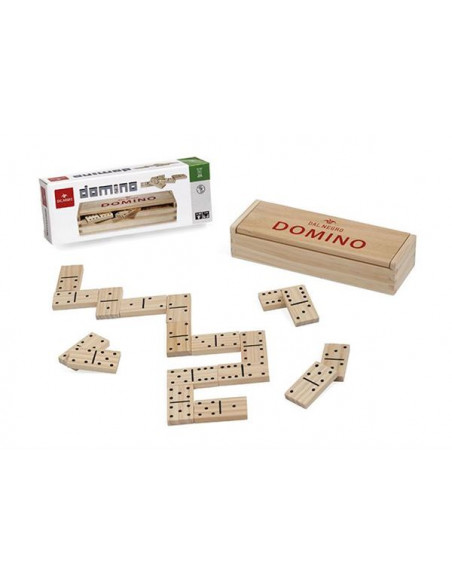 DOMINO IN LEGNO CON SCATOLA