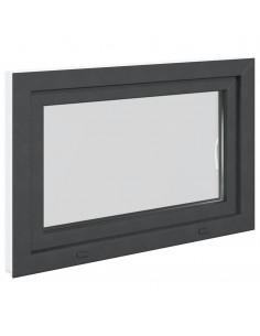Finestra per Seminterrato RISOR 60x80cm Anta Ribalta DIN Destra