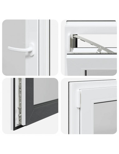 Finestra Seminterrato RISOR 60x60 cm Anta Ribalta DIN Sinistra