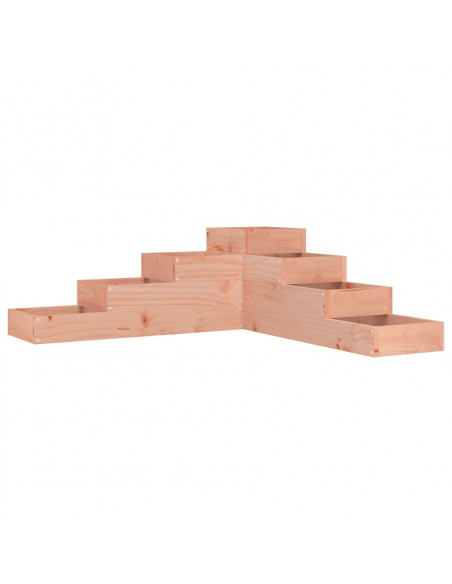 Fioriera da Giardino 4 Ripiani 106x104,5x36cm Massello Douglas