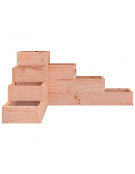 Fioriera Giardino 4 Ripiani 80,5x79x36cm Legno Massello Douglas