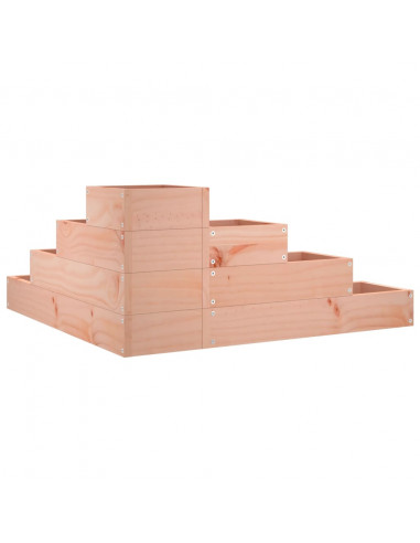 Fioriera Giardino 4 Ripiani 80,5x79x36cm Legno Massello Douglas