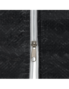 Parete per Tendostruttura in PE  2 pz con Cerniera Antracite