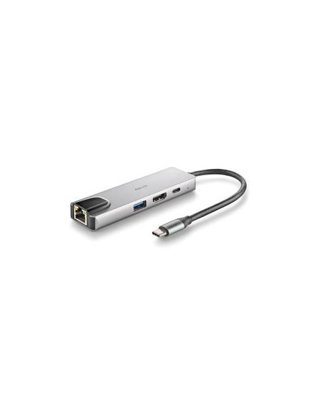 NGS HUB USB-C 4 Porte RJ45 Hdmi Usb-c Usb 3.0 Alluminio