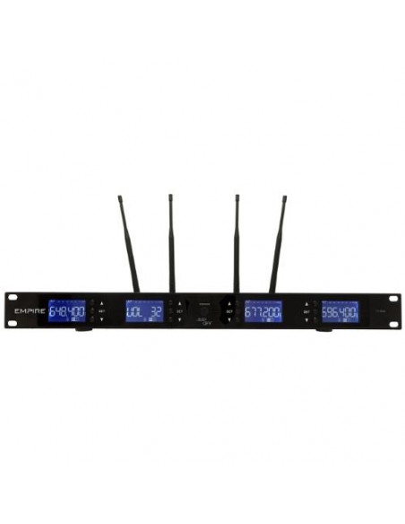 RICEVITORE UHF 4 CANALI EMPIRE -Ricevitore UHF a Rack con 4 Canali