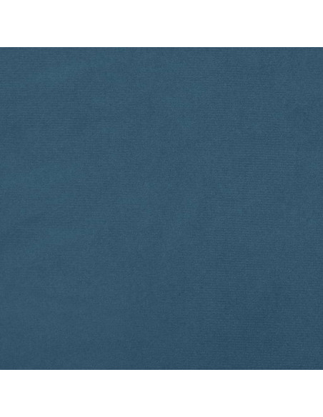 Testiera ad Orecchio Blu Scuro 163x23x118/128 cm in Velluto