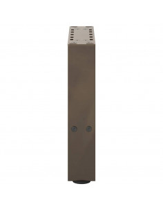 Gambe per Tavolino da Caffè Naturale 2 pz 40x(30-31)cm Acciaio