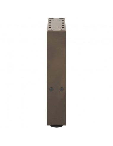 Gambe per Tavolino da Caffè Naturale 2 pz 40x(30-31)cm Acciaio