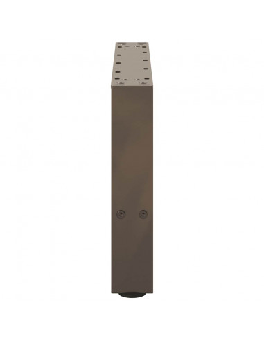 Gambe per Tavolino da Caffè Naturale 2 pz 50x(30-31)cm Acciaio