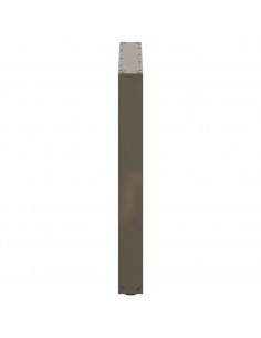 Gambe Tavolo Pranzo a U 2 pz 80x(72-73) cm Acciaio