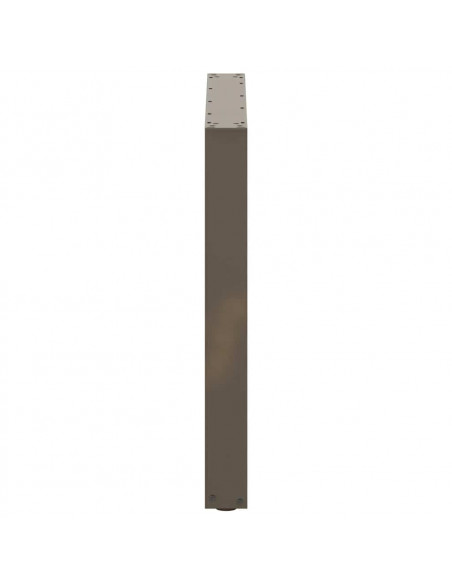 Gambe Tavolo Pranzo a U 2 pz 80x(72-73) cm Acciaio