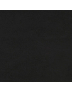 Giroletto a Molle con Materasso Nero 140x210 cm in Velluto