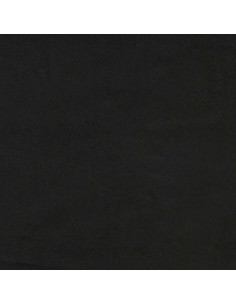 Giroletto a Molle con Materasso Nero 160x210 cm in Velluto