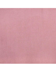 Giroletto a Molle con Materasso Rosa 160x220 cm in Velluto