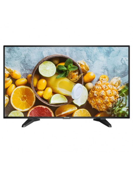 HIKVISION MONITOR 43" 1080P, HDMI/VGA input, view angle:178°/178°, 360cd/mq, plastic casing,VESA, base bracket included, 7*24h