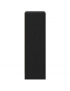 Libreria Rovere Nero 40x24x76 cm in Legno Multistrato