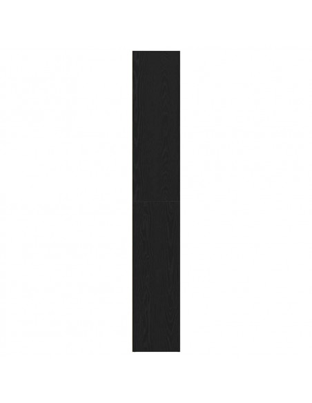 Libreria Rovere Nero 40x30x189 cm in Legno Multistrato