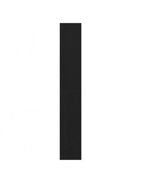 Libreria Rovere Nero 60x30x189 cm in Legno Multistrato