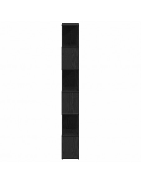 Libreria/Divisorio Rovere Nero 60x24x186 cm