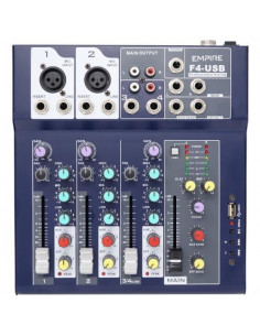MIXER F7 USB EMPIRE-Mixer a 7 Canali con ingresso USB