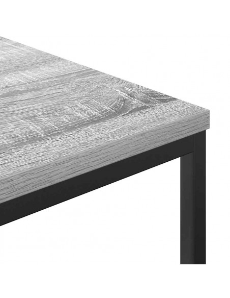 Mobile da Bagno con Ripiani Grigio Sonoma 36x35x95 cm