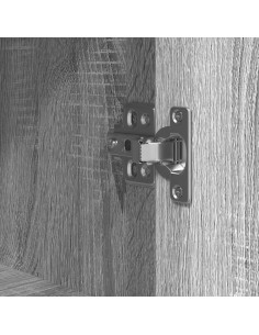 Mobile da Bagno con Ripiani Grigio Sonoma 76,5x35x95 cm