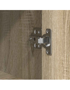 Mobile da Bagno con Ripiani Rovere Sonoma 76,5x35x95 cm