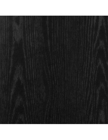 Mobile Lavatrice Rovere Nero 64x24x190 cm in Legno Multistrato