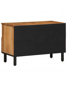 Mobile Porta TV 70x33x46 cm in Legno Massello di Acacia