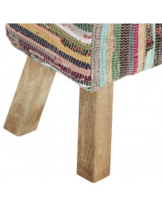 Panca 160 cm Multicolore in Tessuto Chindi