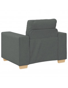Poltrona Grigio Scuro 59 cm in Tessuto