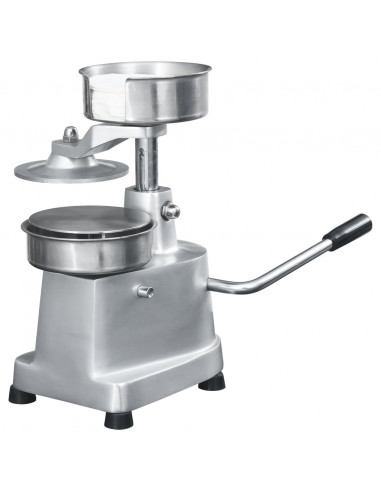 Pressa per Hamburger con 500 Fogli Carta Cerata Alluminio 13 cm