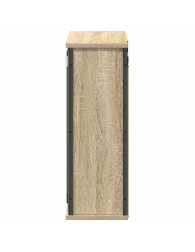 Pensile da Bagno con Specchio Rovere Sonoma 50x21x60 cm