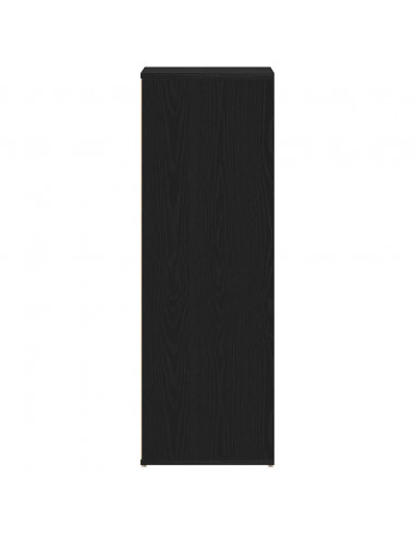 Scarpiera Rovere Nero 54x34x100,5 cm in Legno Multistrato